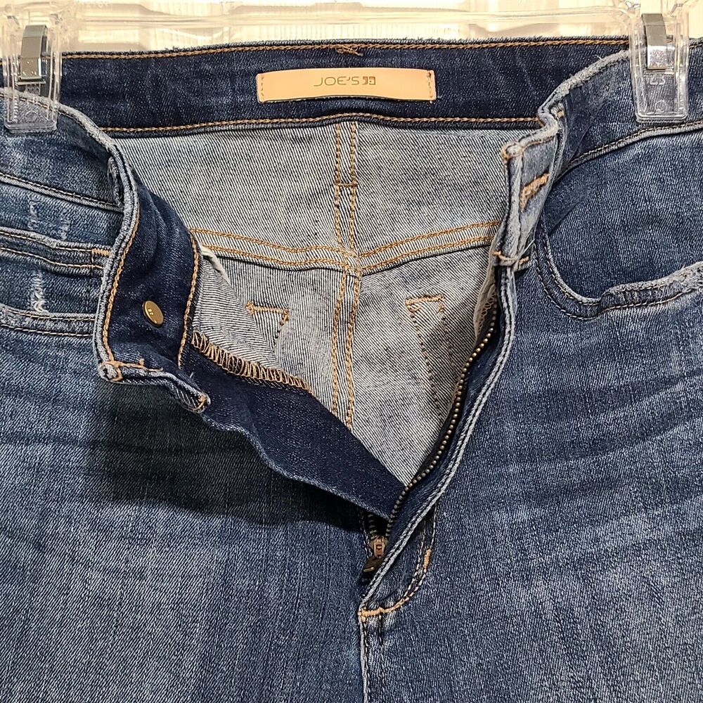 Joe's Jeans Women's High Rise Size 28 Flawless The Charlie Metallic - Picture 7 of 16